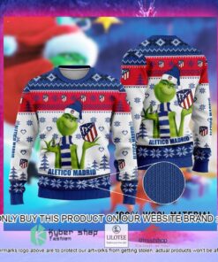Atletico Madrid The Grinch Ugly Christmas Sweater Gift For Fans 4