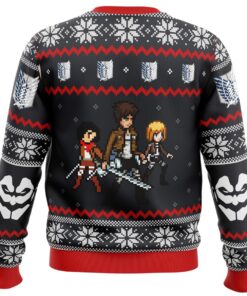 Attack On Titan Colossal Claus Funny Ugly Christmas Sweater Xmas Gift For Manga Anime Fans