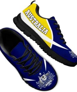 Australia Rugby Yellow Running Shoes Best Gift