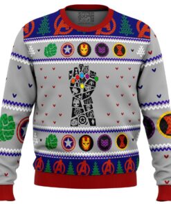 Avengers Infinity Gauntlet Fist Funny Ugly Christmas Sweater Xmas Gift For Marvel Fans