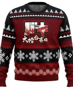 Christmas Season Baki Mens Ugly Christmas Sweater