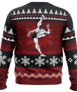 Axe Kick Baki Christmas Sweater For Men And Women 4