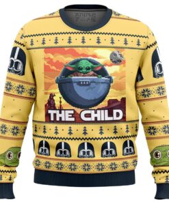 Cutie Baby Yoda Ugly Christmas Sweater Funny Gift For Star Wars Fans