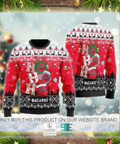 Bacardi Rum Ho Ho Ho Best Ugly Christmas Sweater