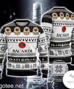 Bacardi Wine Ugly Christmas Sweater For Men And Women
