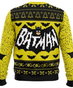 Batman Black Yellow Unisex Ugly Christmas Sweater Best Gift For Dc Comics Fans 4