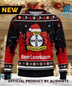 Bayer 04 Leverkusen Red Black Ugly Christmas Sweater For Fans