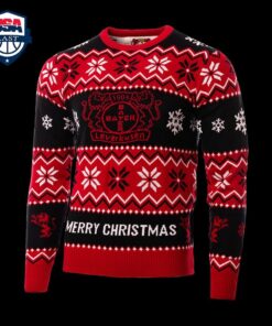 Bayer 04 Leverkusen Red Black Ugly Christmas Sweater Gift