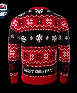 Bayer 04 Leverkusen Red Black Ugly Christmas Sweater Gift 2