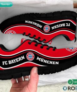 Bayern Munich Red Black Running Shoes For Fans