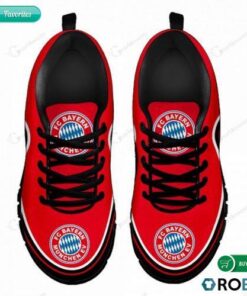 Bayern Munich Red Black Running Shoes For Fans 4