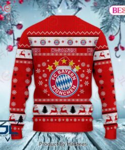 Bayern Munich Red Ugly Christmas Sweater For Fans 3