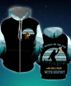 Beer Lover Zip Hoodie For Men And Women