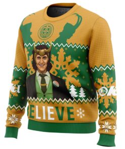 Believe Loki Marvel Ugly Sweater 2