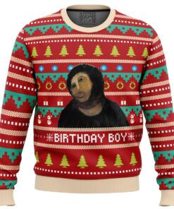 Birthday Boy Potato Jesus Xmas Sweater Funny Gift For Men Women