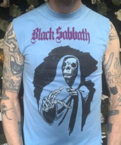 Black Sabbath Heavy Metal Band The End Grim Reaper Vintage T-shirt Gift For Fans