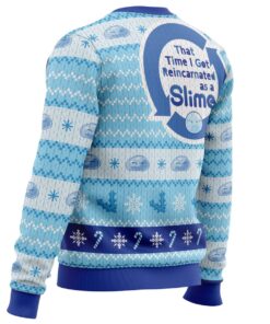 Blue Christmas That Time I Got Reincarnated As A Slime Christmas Sweater 3