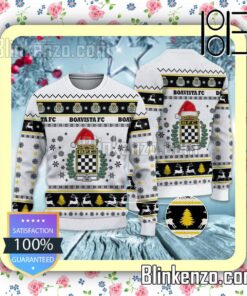 Boavista Fc Santa Hat Ugly Christmas Sweater For Fans