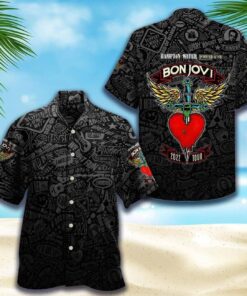 Bon Jovi 2022 Tour Aloha Shirt Vintage Shirt For Men Women