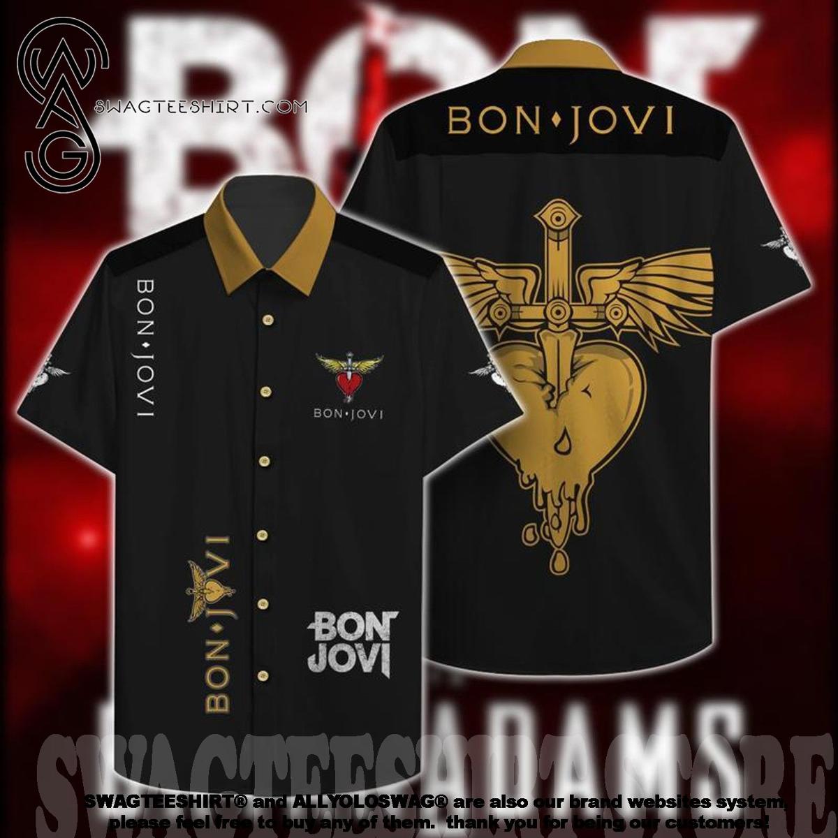 Bon Jovi 2022 Tour Aloha Shirt Vintage Shirt For Men Women