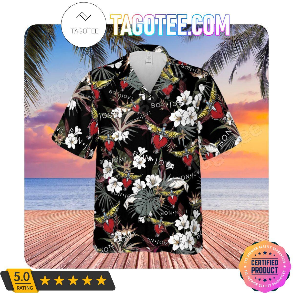 Grateful Dead Dark Blue Tropical Floral Hawaiian Shirt Best Summer Outfits