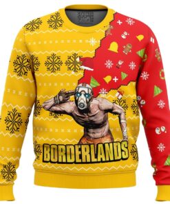 Merry Christmas Psychos Borderlands Funny Ugly Christmas Sweater