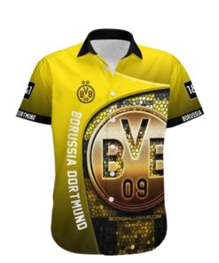 Borussia Dortmund Dark Yellow Special Design Aloha Shirt For Men Women Fans 2