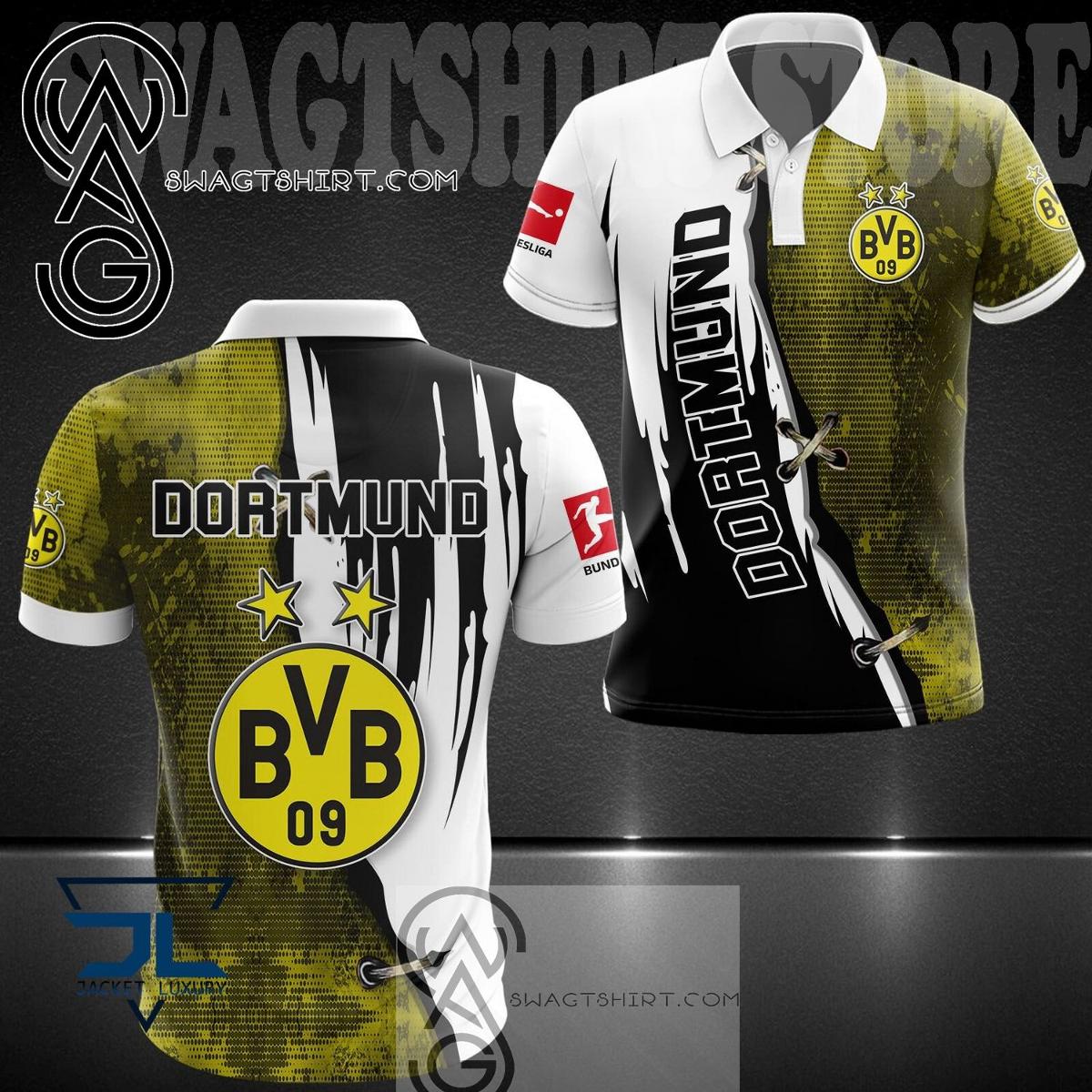 Borussia Dortmund Dark Yellow Special Design Aloha Shirt For Men Women Fans