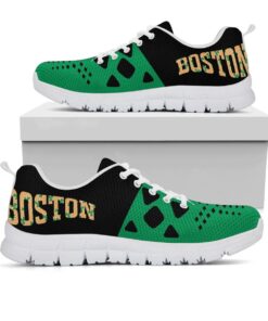 Boston Celtics Green Black Running Shoes For Fans