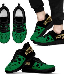 Boston Celtics Green Black Running Shoes For Fans 4