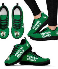 Boston Celtics Running Shoes Black Green 1