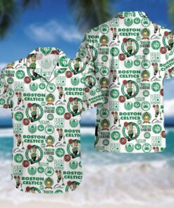 Boston Celtics Special Design Vintage Hawaiian Shirt Best Gift For Nba Basketball Fans
