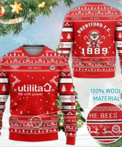 Brentford Fc 1889 Best Ugly Christmas Sweater