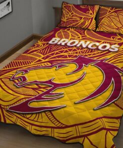 Brisbane Broncos Comforter Sets Funny Gift For Fans