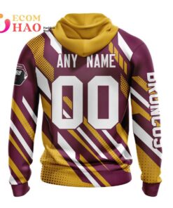 Brisbane Broncos Custom Name Number Motocross Zip Hoodie Funny Gift For Fans