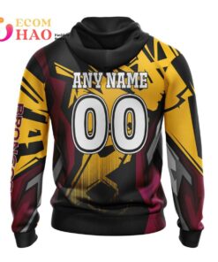 Brisbane Broncos Custom Name Number Motocross Zip Hoodie Funny Gift For Fans