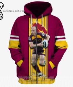 Brisbane Broncos Darren Lockyer No 6 Zip Hoodie Gift For Fans