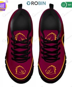 Brisbane Broncos Maroon Black Running Shoes Red 4