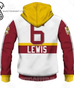 Brisbane Broncos Wally Lewis No 6 Zip Hoodie Best Gift For Fans