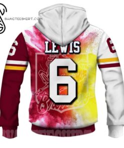 Brisbane Broncos Wally Lewis No 6 Zip Up Hoodie Funny Gift For Fans 2