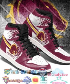 Brisbane Broncos White Maroon Air Jordan 1 High Sneakers Gift