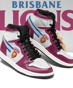 Brisbane Lions Air Jordan 1 High Sneakers For Fans