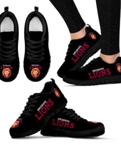 Brisbane Lions Black Running Shoes 4