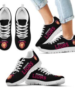 Brisbane Lions Black Running Shoes 5