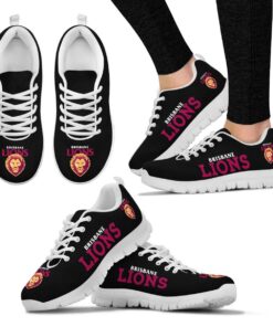 Brisbane Lions Black Running Shoes 7