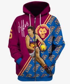 Brisbane Lions Hugh Mccluggage Zip Hoodie For Fans