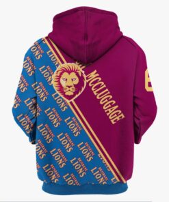 Brisbane Lions Hugh Mccluggage Zip Hoodie For Fans