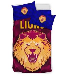 Brisbane Lions Powerful Duvet Covers Funny Gift For Fans