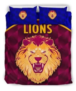 Brisbane Lions Powerful Duvet Covers Funny Gift For Fans 3