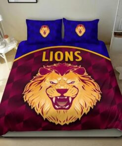 Brisbane Lions Powerful Duvet Covers Funny Gift For Fans 6